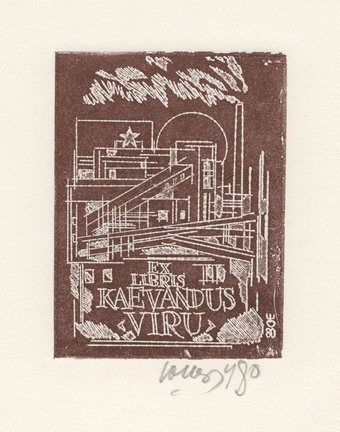 Ex libris kaevandus Viru 