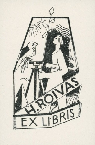 H. Rõivas ex libris 