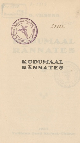 Kodumaal rännates. II