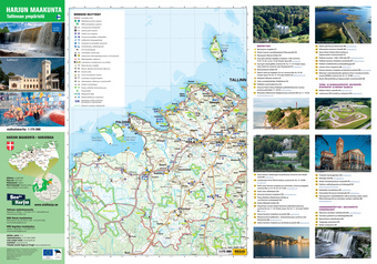 Harjun maakunta : Tallinnan ympäristö : matkailukartta 