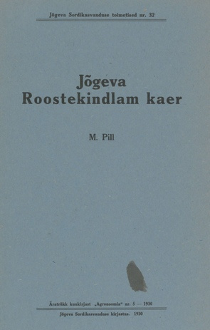 Jõgeva roostekindlam kaer