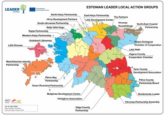 Estonian Leader local action groups 