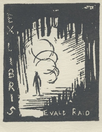 Ex libris Evald Raid 