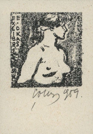 Ex libris E. Okas 