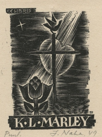 Ex libris K. L. Marley 