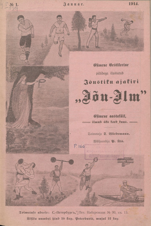 Jõu-Ilm : esimene Eestikeelne piltidega ilustatud Jõustiku ajakiri ; 1 1914-01