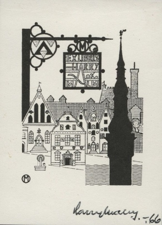 Ex libris Harry A. Malm 