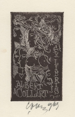 Ex libris Albert Collart 