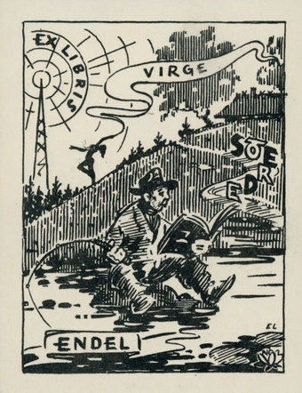 Ex libris Virge Endel Sõerde 