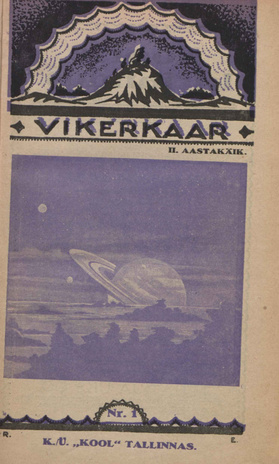 Vikerkaar ; 1 1923