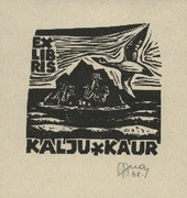 Kalju Kaur ex libris 