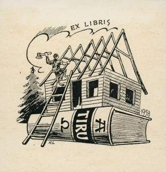 Ex libris A. Tiru 