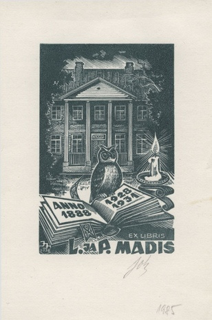 L. ja P. Madis ex libris 