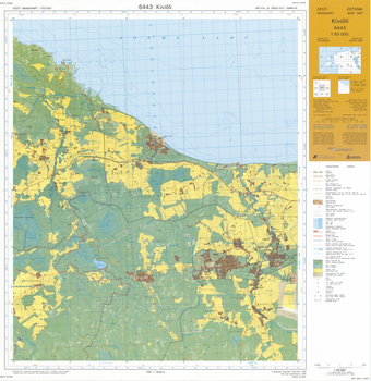 Eesti baaskaart ; 6443, Kiviõli