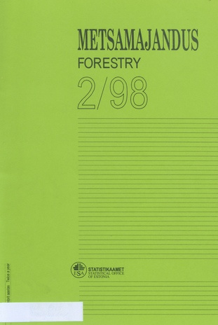 Metsamajandus = Forestry ; 2 1998-09