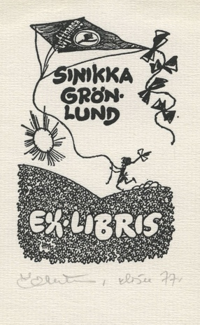 Sinikka Grönlund ex-libris 