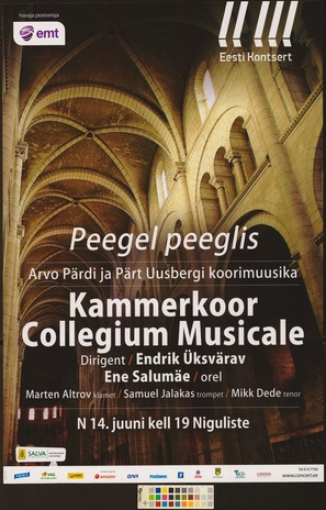 Kammerkoor Collegium Musicale : peegel peeglis 