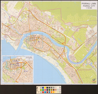 Pärnu, Pärnumaa : turismikaart = tourist map 