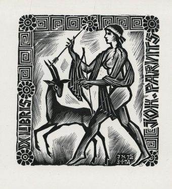 Ex libris Joh. Parvits 