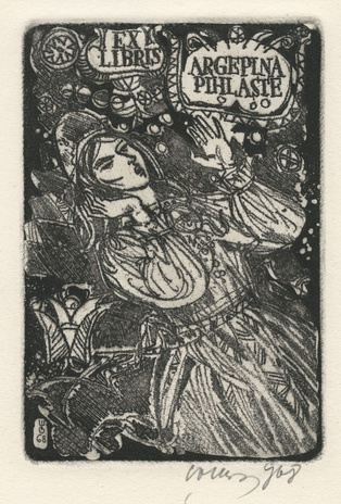 Ex libris Argepina Pihlaste 