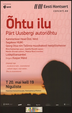 Õhtu ilu : Pärt Uusbergi autoriõhtu 