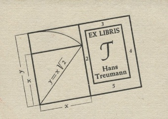 Ex libris Hans Treumann 