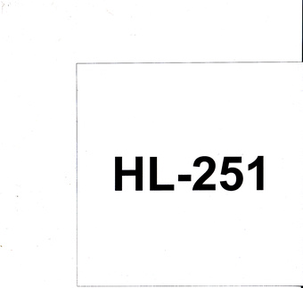 HL 251 : Eesti Muusikafondi heliarhiiv