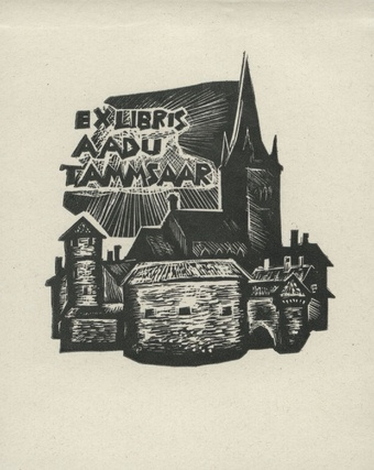 Ex libris Aadu Tammsaar 