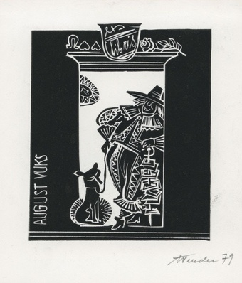 Ex libris August Vuks 