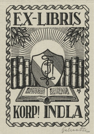 Ex-libris korp! Indla 