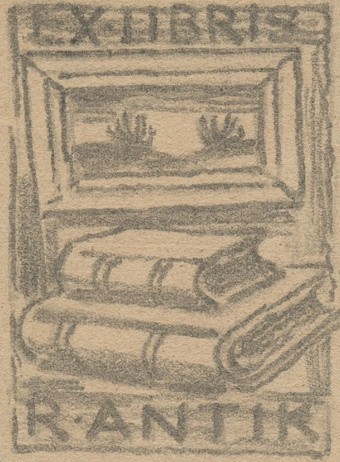 Ex libris R. Antik 