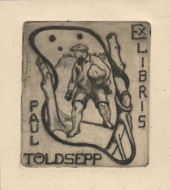 Paul Tõldsepp ex libris 