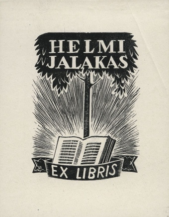 Helmi Jalakas ex libris 