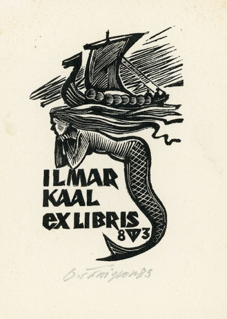 Ilmar Kaal ex libris 