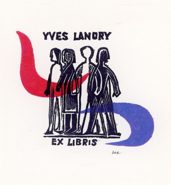 Yves Landry ex libris 