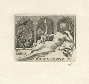 Ex libris Hulda Lepisk 