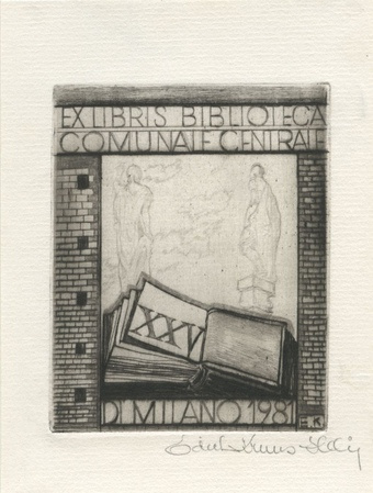 Ex libris Biblioteca comunale centrale di Milano 