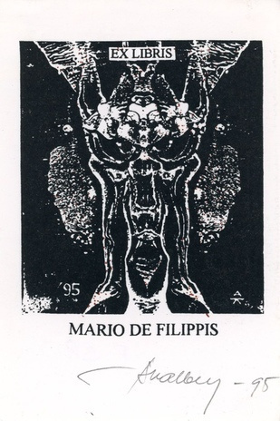 Ex libris Mario de Filippis 