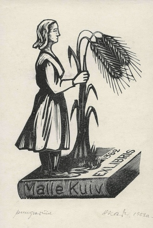 Malle Kuiv ex libris 