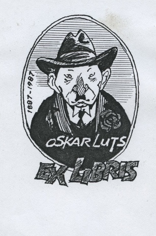 Oskar Luts ex libris 