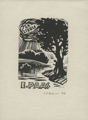 Ex libris E. Paas 