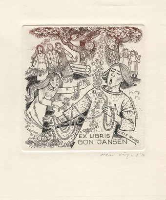 Ex libris Gon Jansen 