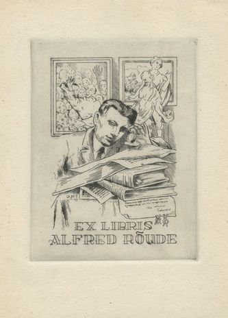 Ex libris Alfred Rõude 