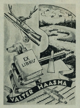 Ex libris Valter Haasma 