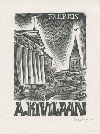 Ex libris A. Kivilaan 