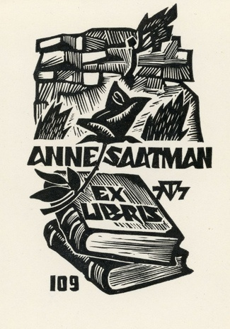 Anne Saatman ex libris 