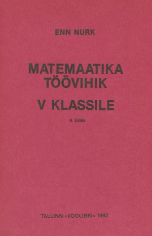 Matemaatika töövihik V klassile 