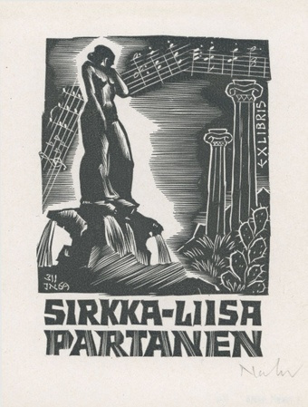 Sirkka-Liisa Partanen ex libris 