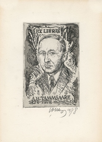 Ex libris A. H. Tammsaare 1878-1978 