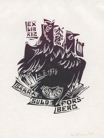 Ex libris Saara Sulo Forsberg 